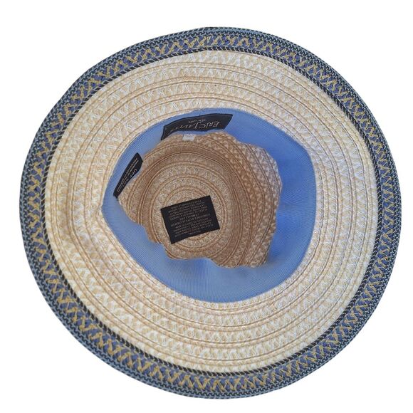 ERIC JAVITS Hat Big Deal Squishee Woven Packable Fedora UV UPF 50+ Sun Protect